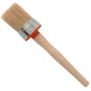 The brushes are round