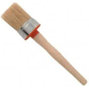 The brushes are round
