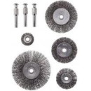 Sets of cleaning brushes for drills