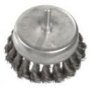 Cleaning cup brushes for drills