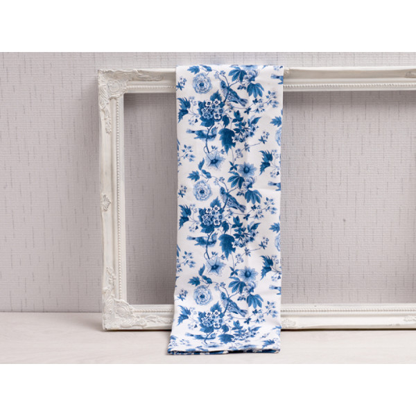 Полотенце кухонное CreativeTops Garden Birds, бело-голубое, 51 х 67 см