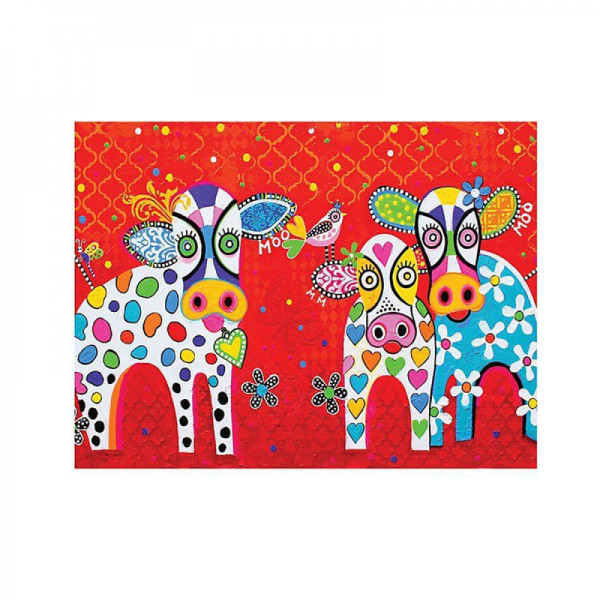 Полотенце кухонное Maxwell Williams Happy Moo Day LOVE HEARTS, хлопок, 50 х 70 см
