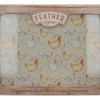 Доска кухонная CreativeTops FEATHER LANE, стеклянная, 40 х 30 см