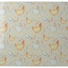 Доска кухонная CreativeTops FEATHER LANE, стеклянная, 40 х 30 см