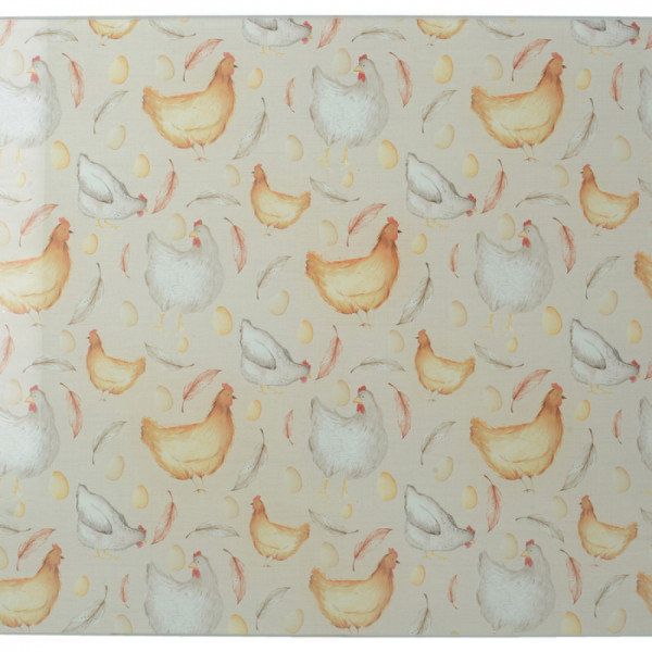 Доска кухонная CreativeTops FEATHER LANE, стеклянная, 40 х 30 см
