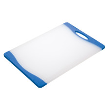 Доска кухонная Kitchen Craft Colourworks, пластик, голубая, 20 x 36,5 см
