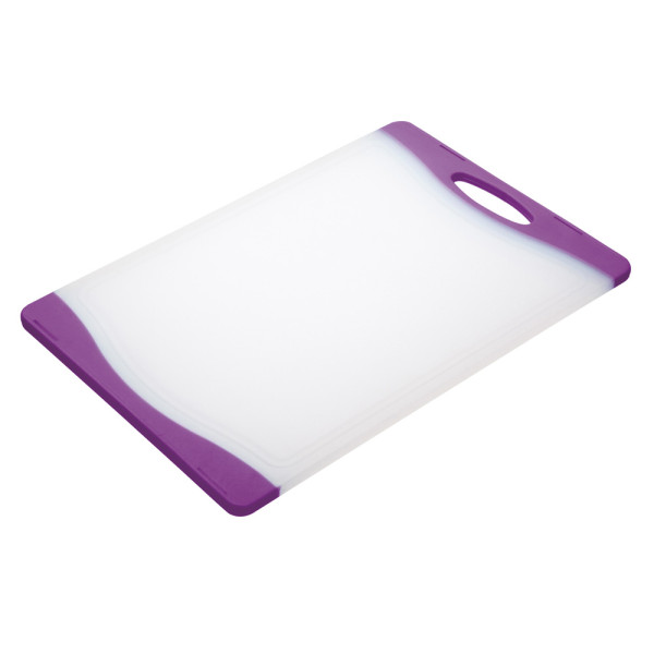 Доска кухонная Kitchen Craft Colourworks, пластик, пурпурная, 20 x 36,5 см.