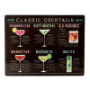 Доска стеклянная CreativeTops Cocktails, 40 x 30 см