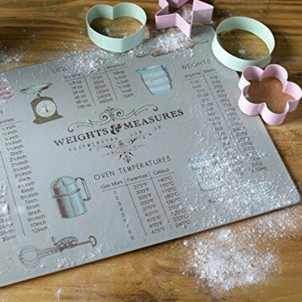 Доска стеклянная CreativeTops Weight And Measurement, 40 x 30 см
