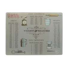 Доска стеклянная CreativeTops Weight And Measurement, 40 x 30 см