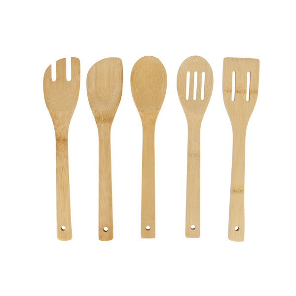 Набор кухонных аксессуаров Kitchen Craft NATURAL ELEMENTS, бамбук, пр. 5