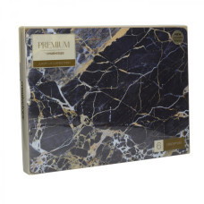 Набор подставок под тарелки CreativeTops Navy Marble, 30 x 23 см, 6 шт.