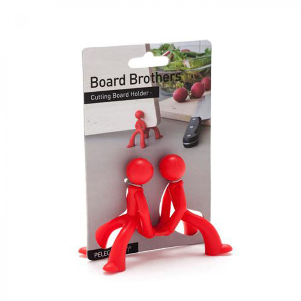 Peleg Design Board Brothers kitchen board stand, red