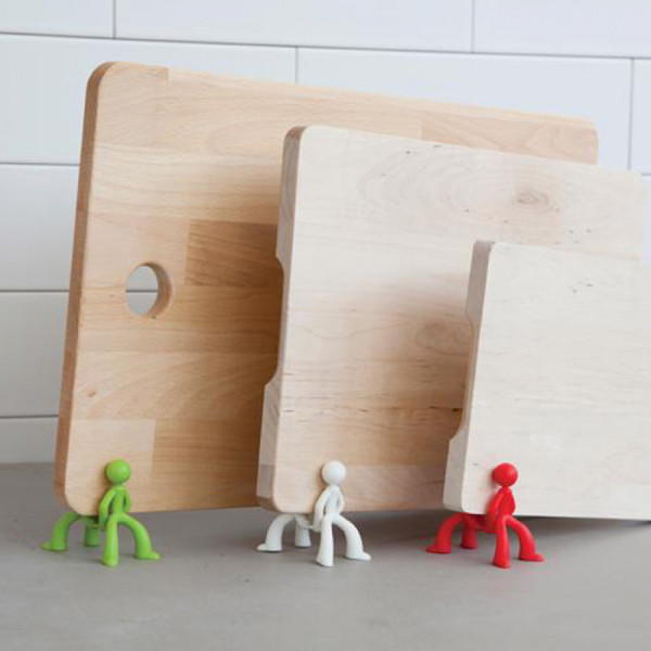 Peleg Design Board Brothers kitchen board stand, red