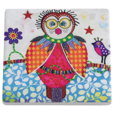 Подставка под кружку Maxwell Williams Boobook SMILE, керамика, 9,5 х 9,5 см