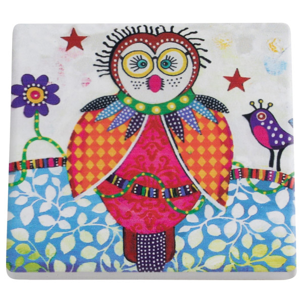 Подставка под кружку Maxwell Williams Boobook SMILE, керамика, 9,5 х 9,5 см