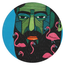 Підставка під кухоль Maxwell Williams Flamingo Man MULGA, фарфор, діаметр 10 см