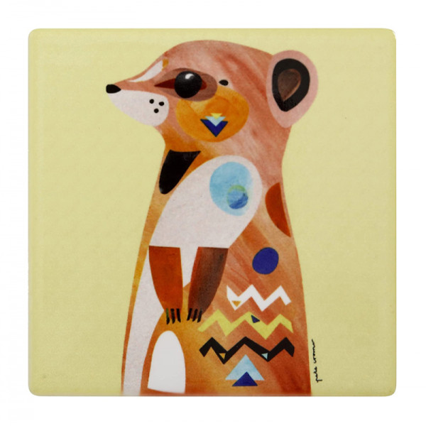 Підставка під кухоль Maxwell Williams Meerkat PETE CROMER, кераміка, 9,5 х 9,5 см