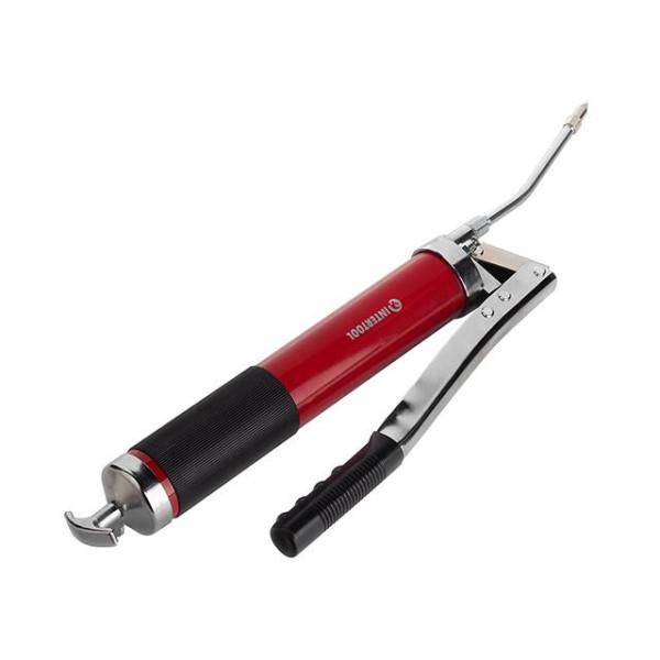 Шприц для смазки двухплунжерный 600см3 с гибким шлангом. Intertool HT-0060