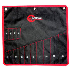 Case for wrenches 14 pockets 430x430 mm Intertool BX-9009