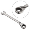 Wrench combined with ratchet 12 mm, CrV, PROF DIN3113 Intertool XT-1312