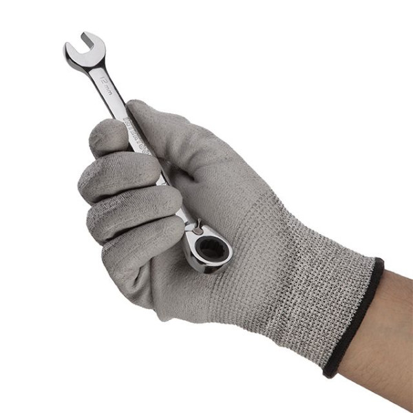 Wrench combined with ratchet 12 mm, CrV, PROF DIN3113 Intertool XT-1312
