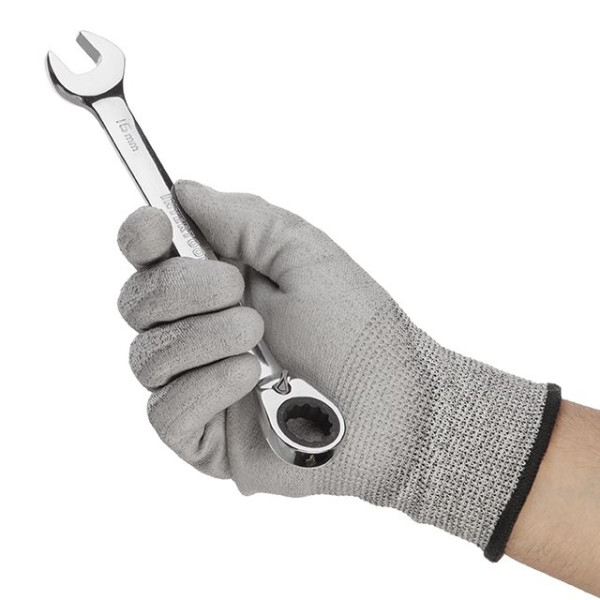 Wrench combined with ratchet 16 mm, CrV, PROF DIN3113 Intertool XT-1316