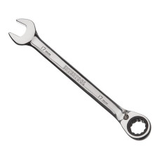 Wrench combined with ratchet 17 mm, CrV, PROF DIN3113 Intertool XT-1317