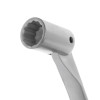 Intertool XT-1414 14 mm hinged angle spanner, CrV, satin-chrome coating