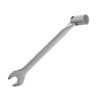Intertool XT-1416 16 mm hinged angle spanner, CrV, satin-chrome coating