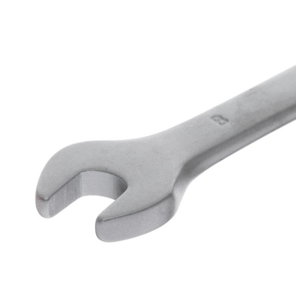 Intertool XT-1408 8 mm hinged angle spanner, CrV, satin-chrome finish