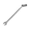 Intertool XT-1409 9 mm hinged angle spanner, CrV, satin-chrome finish