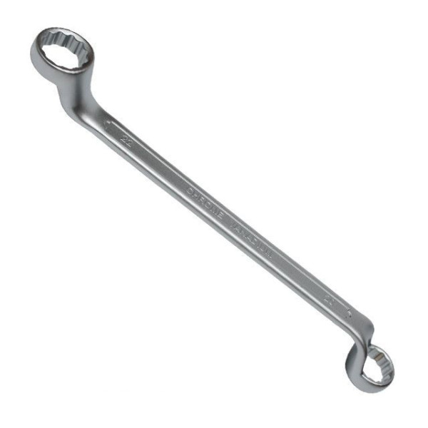 Open-end wrench 6-7 mm, CrV, satin-chrome coating PROF DIN3113 Intertool XT-1206