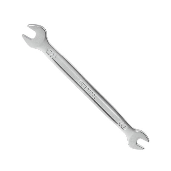 Wrench 6-7 mm Cr-V, satin-chrome coating; PROF DIN3113 Intertool XT-1106