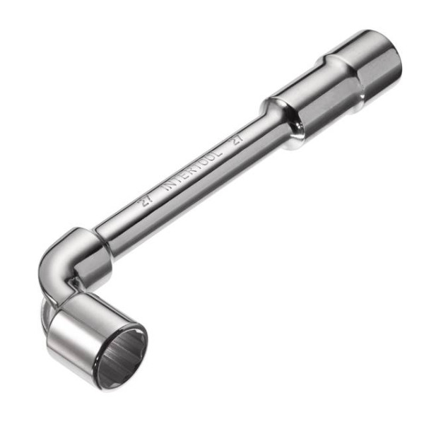 Ключ торцевий з отвором L-подібний 27 мм Intertool HT-1627