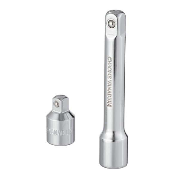 Torque wrench 1/2, 28-210 Nm, adapter 1/2*3/8, extension 125 mm*1/2 Intertool XT-9007