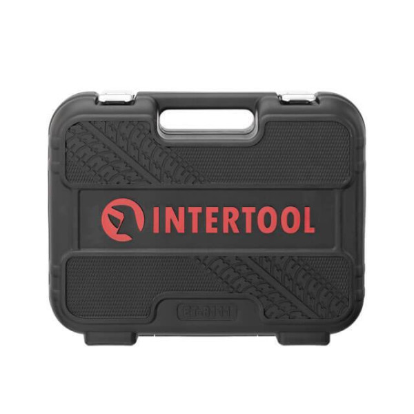 Набір інструментів 1/2; 1/4 111 одиниць, Cr-V Intertool ET-8111