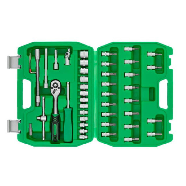 Набор инструментов, 46 единиц, 1/4 Intertool ET-6046SP