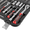 Tool set 73 units STORM, 1/2, 1/4, Cr-V Intertool ET-8073