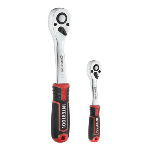 Tool set 73 units STORM, 1/2, 1/4, Cr-V Intertool ET-8073