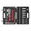 Tool set Cr-V 1/2, 1/4, 108 units Intertool ET-6108