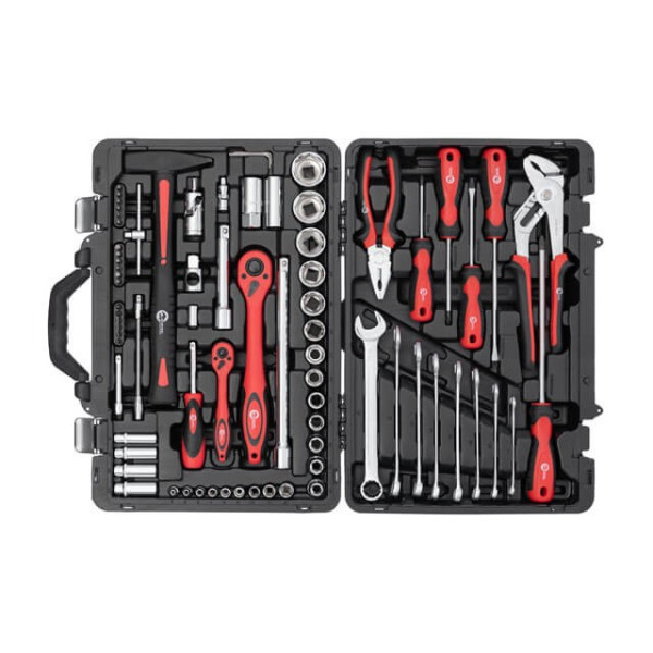 Toolkit Professional 1/2; 1/4, 78 units Intertool ET-7078