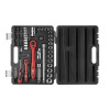 Professional tool set, 1/2; 1/4, 72 units CrV Intertool ET-6072