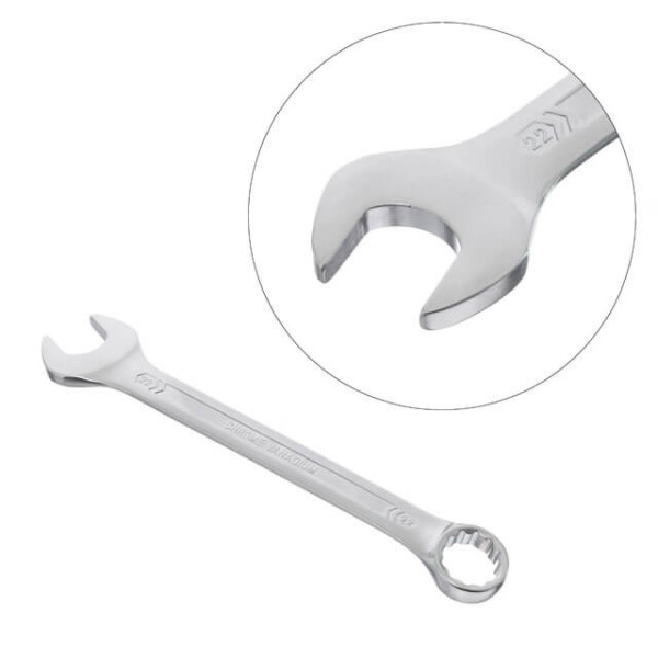 Combination wrench set 12 pcs., 6-14, 17, 19, 22 mm, DIN3113 STORM Intertool XT-1004