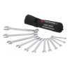 Combination wrench set 12 pcs., 6-14, 17, 19, 22 mm, DIN3113 STORM Intertool XT-1004