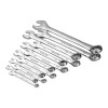 Combination spanner set 12 pcs, 6-22 mm CrV Intertool HT-1203