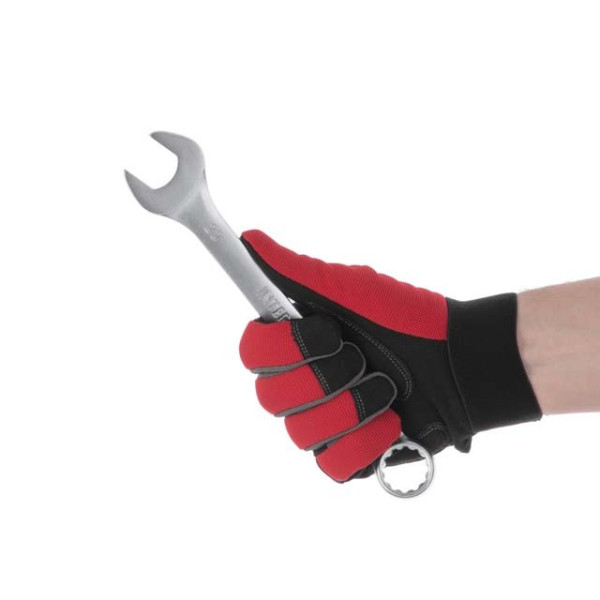 Combination spanner set 15 pcs, 6-19, 22 mm CrV Intertool HT-1204