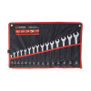 Combination spanner set 15 pcs, 6-19, 22 mm CrV Intertool HT-1204