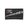 Set of 15 combination wrenches, 6-19, 22 mm, DIN3113, STORM Intertool XT-1005