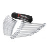 Combination spanner set of 25 pieces, 6-28, 30, 32 mm; DIN 3113, STORM Intertool XT-1000